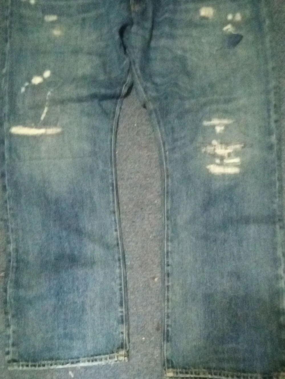 Polo By Ralph Lauren 40x30 Straight Fit Distressed Jeans Prestine Worn 3x🔥🔥